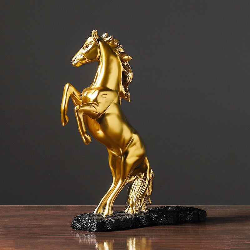 Golden Horse Wine Holder
