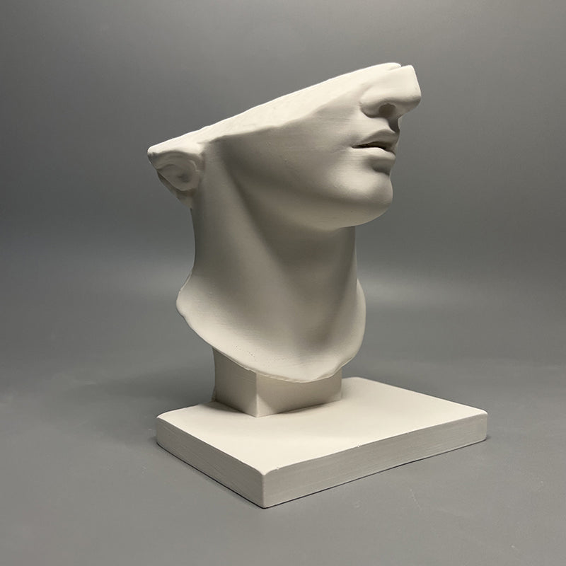 Abstract Fragment Face Sculpture