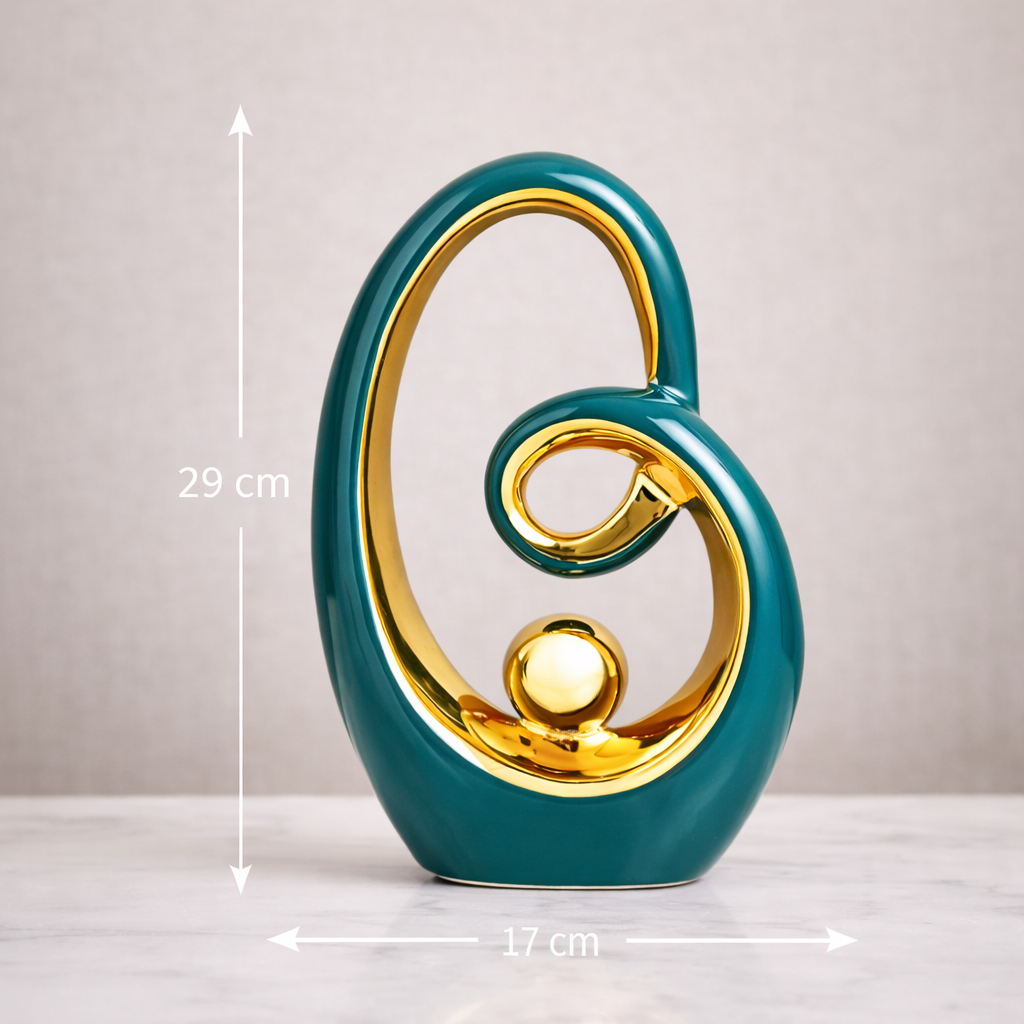 Verdant Orbit Luxury Sculpture