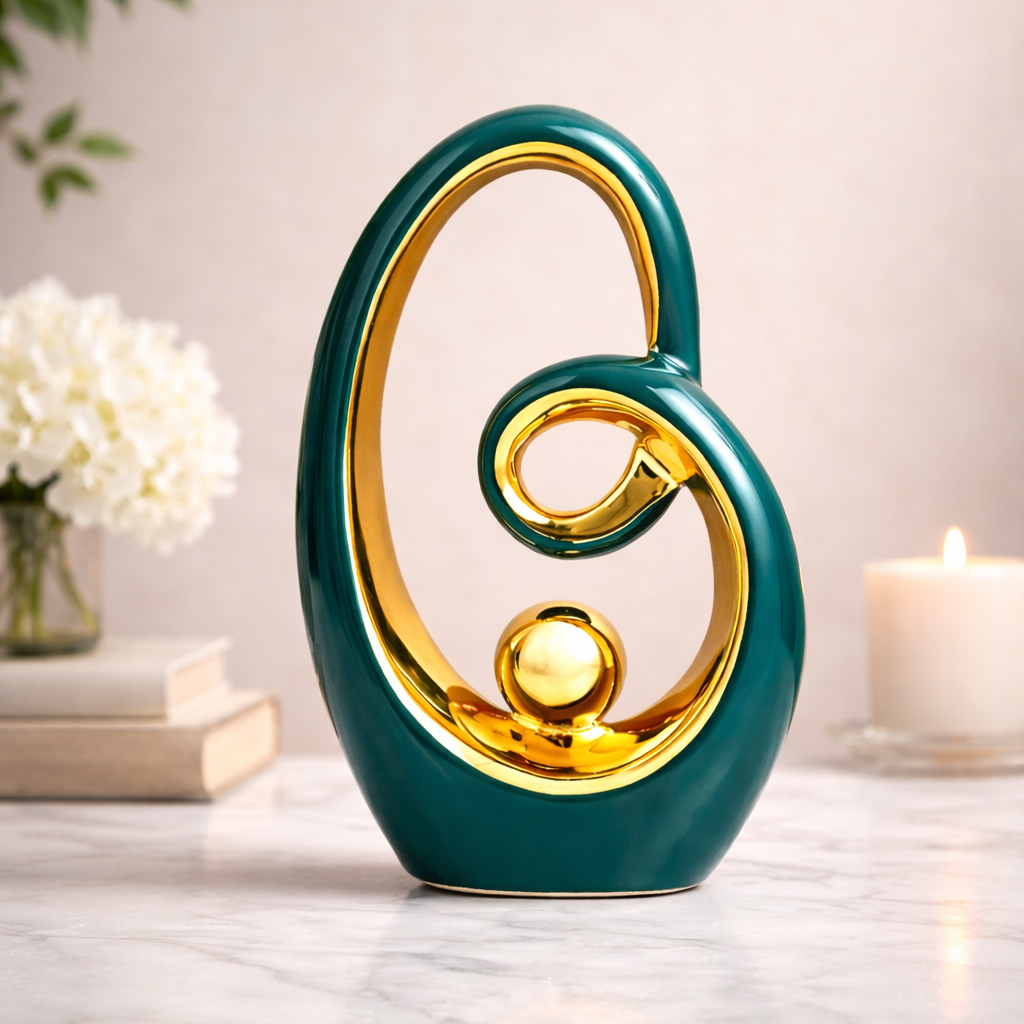 Verdant Orbit Luxury Sculpture