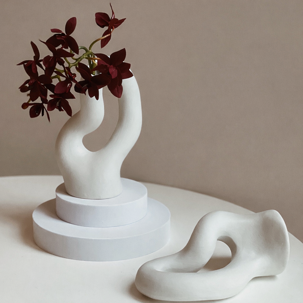 Nordic Abstract Ceramic Vase