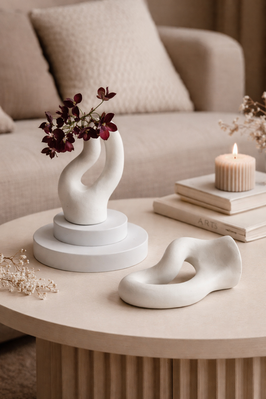 Nordic Abstract Ceramic Vase