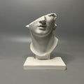 Abstract Fragment Face Sculpture